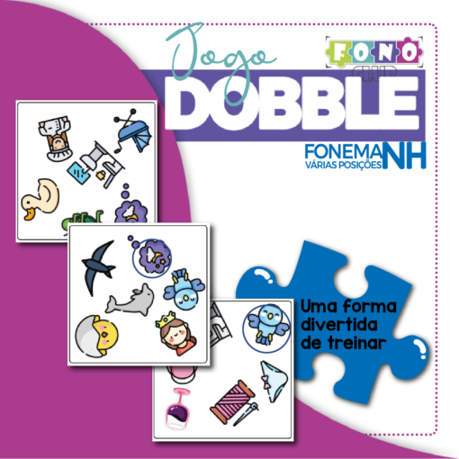 Capa do Jogo Dobble Fonêmico NH