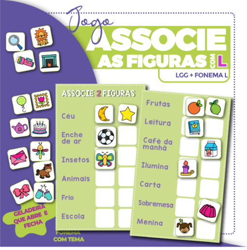 IMAGEM DE CAPA ASSOCIE AS FIGURAS COM L