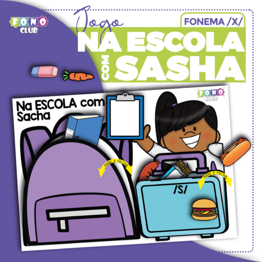 Capa do jogo Na escola com Sasha